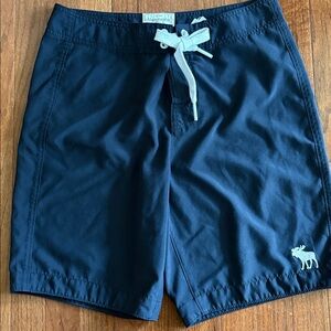 Abercrombie & Fitch Navy Swim Board Shorts Size Medium